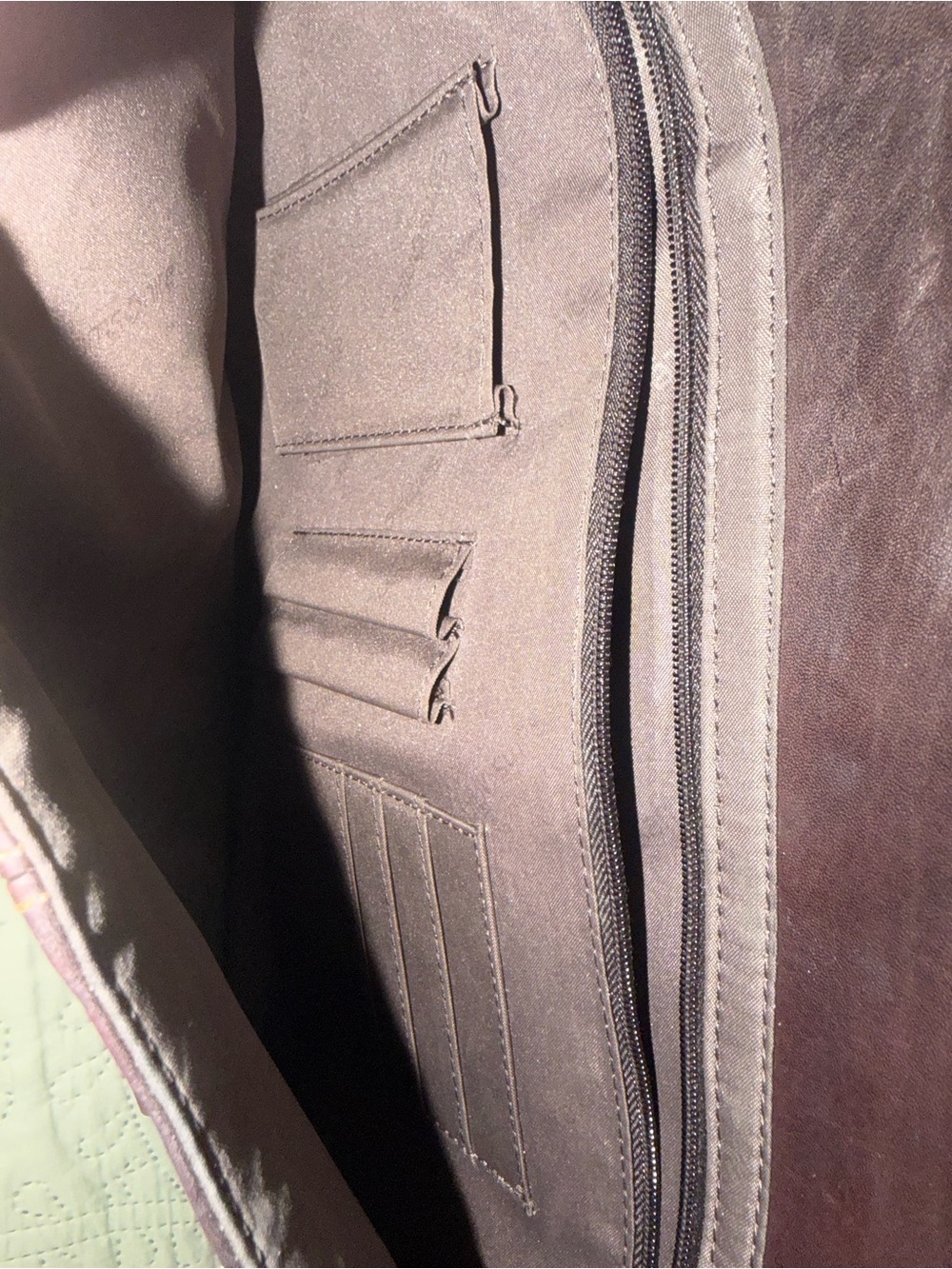 Classic Brown Leather Messenger Bag - Picture 7 of 7
